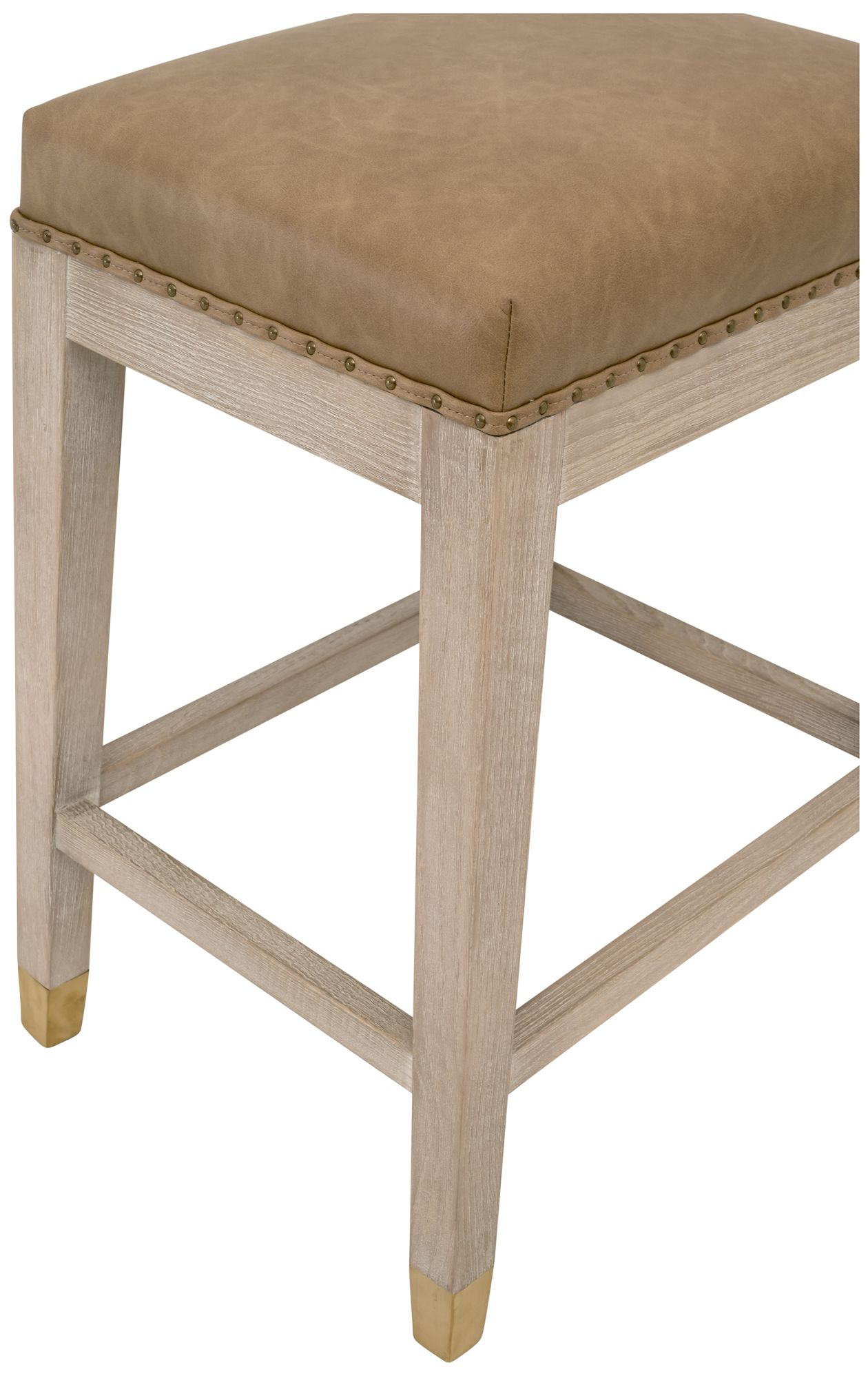 Image 4 Wyatt Counter Stool, Ivanhoe Toast, Natural Gray Ash more views