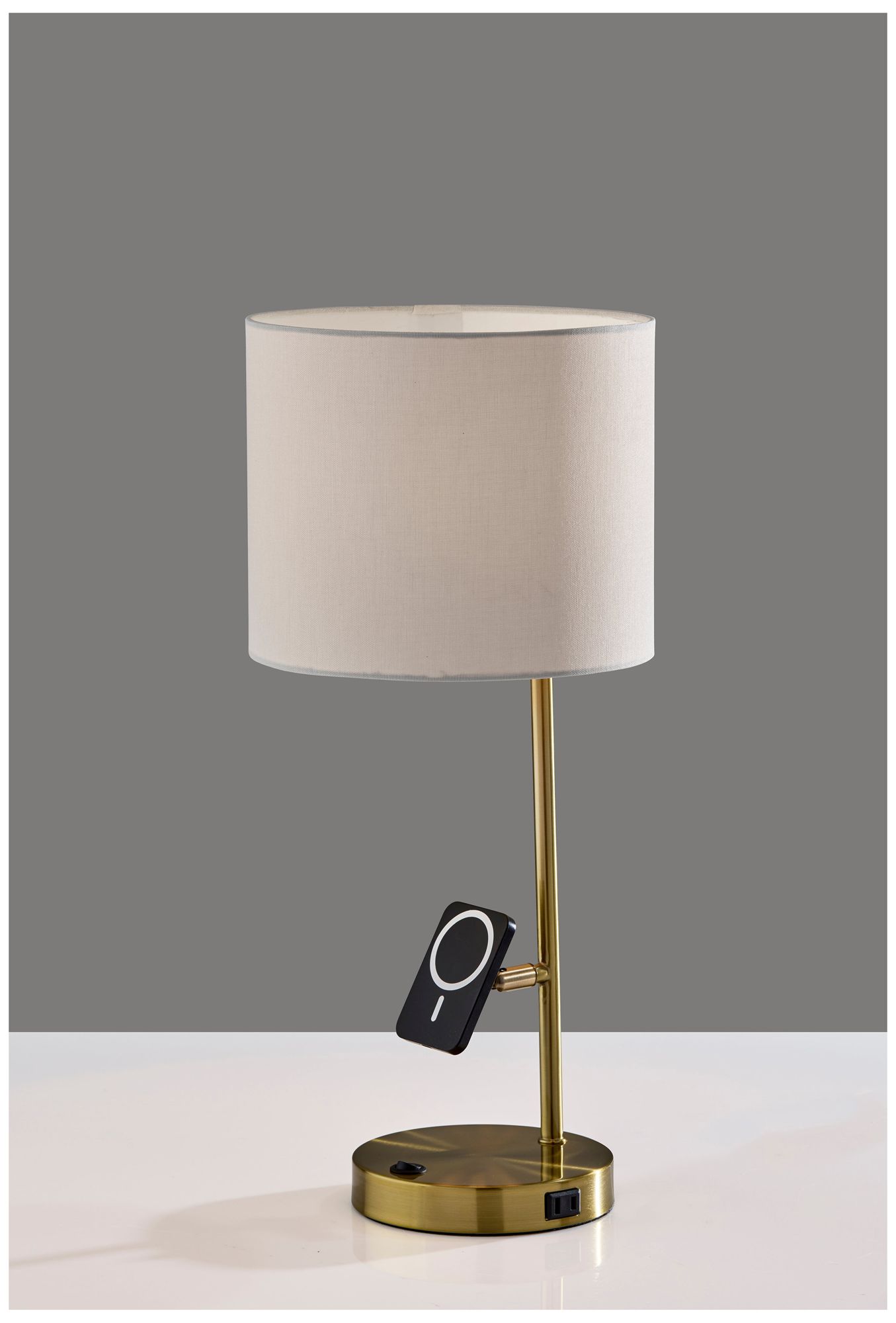 Image 3 Wyatt Supercharger Desk Lamp- Antique Brass more views