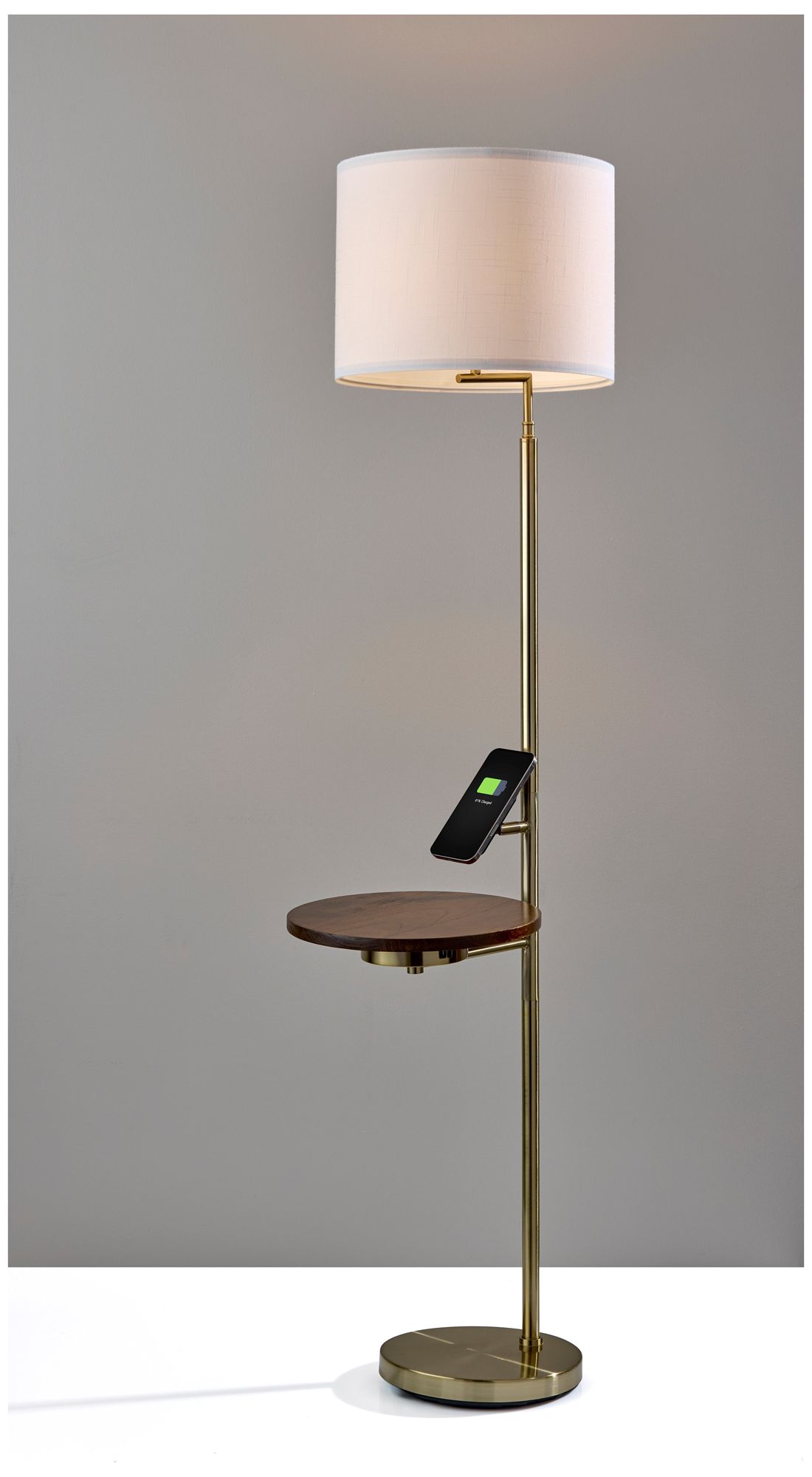 Image 5 Wyatt Wireless Charging Task Floor Lamp with Table more views