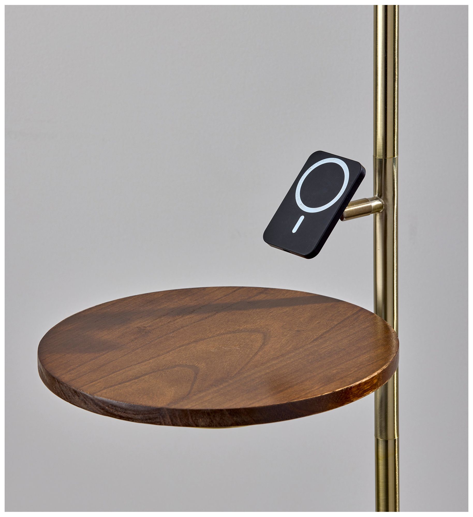 Wyatt Wireless Charging Task Floor Lamp with Table