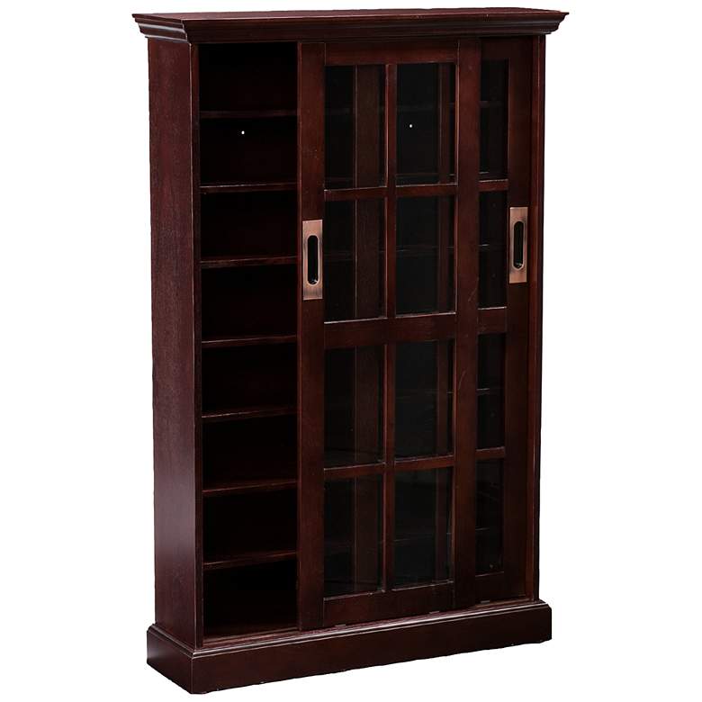 Image 2 Wyman 31 3/4" Wide Espresso Wood 2-Door Media Cabinet