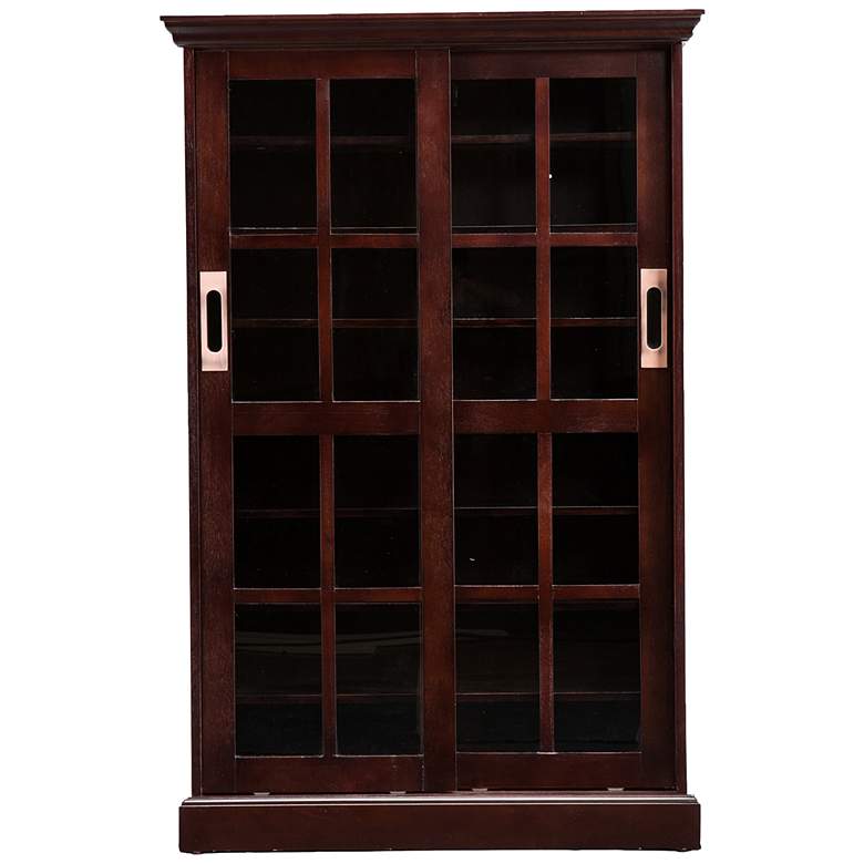 Image 4 Wyman 31 3/4" Wide Espresso Wood 2-Door Media Cabinet more views