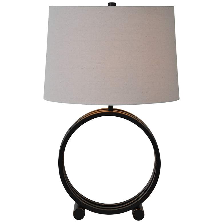 Image 1 Wyman Oil-Rubbed Bronze Ring Metal Table Lamp