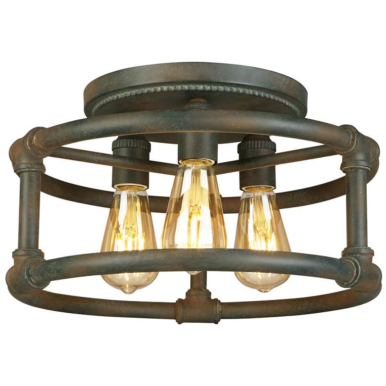 Image 1 Wymer - 3-Light Ceiling Light - Zinc