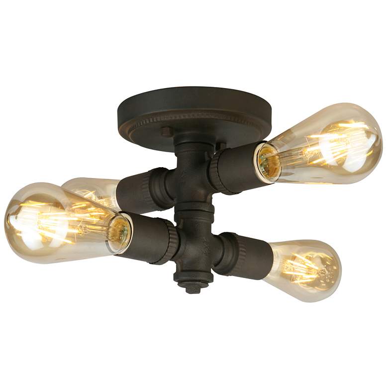 Image 1 Wymer - 4-Light Ceiling Light - Matte Bronze