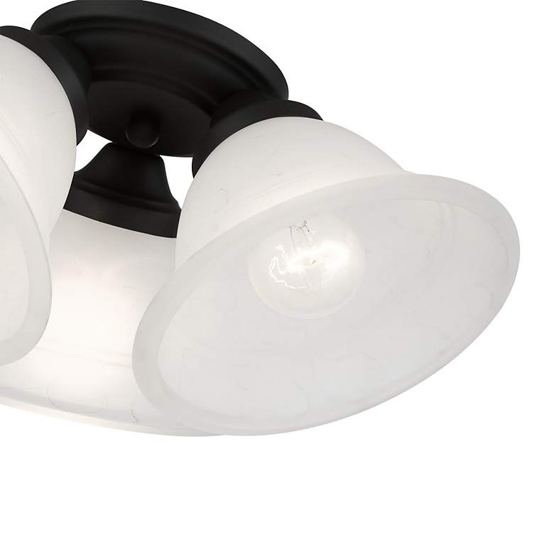 Image 6 Wynnewood 3 Light Black Flush Mount more views