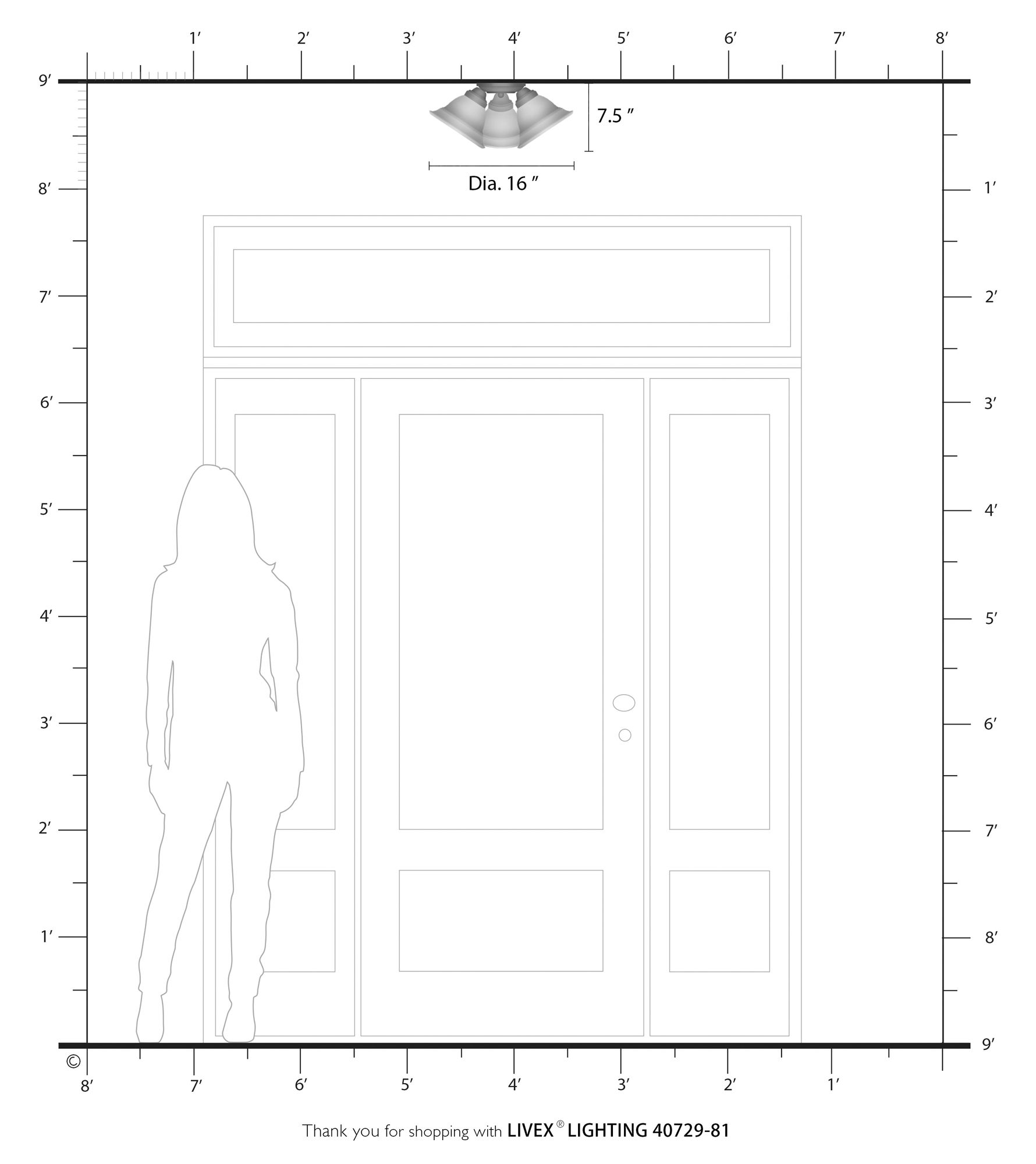 Wynnewood 3 Light Painted Satin Nickel Flush Mount