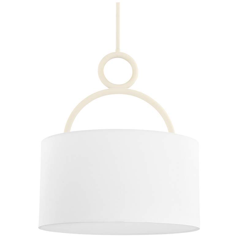 Image 1 Wynter 3 Light Chandelier Textured Cream
