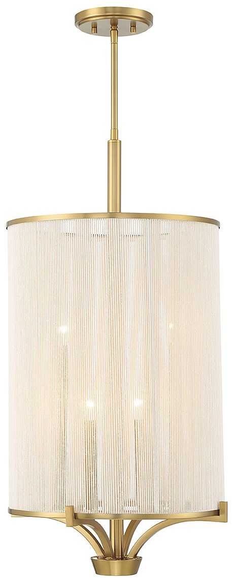 Thumbnail1 of Wynwood 4-Light Chandelier in Warm Brass