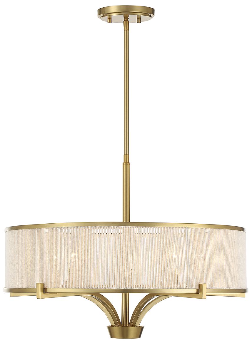 Wynwood 5-Light Chandelier in Warm Brass