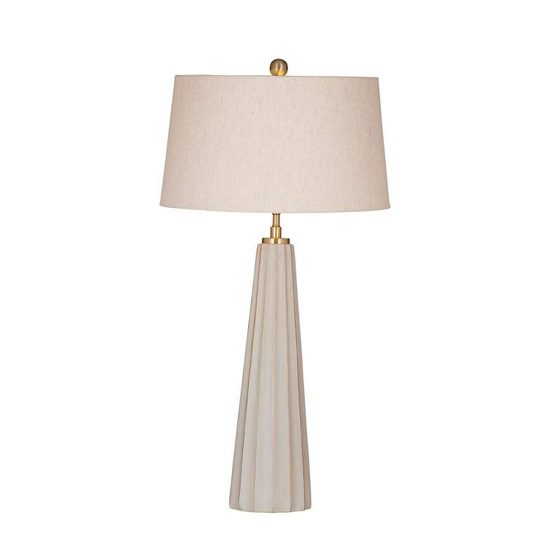 Image 1 Wythe 30" High Beige Cement Table Lamp