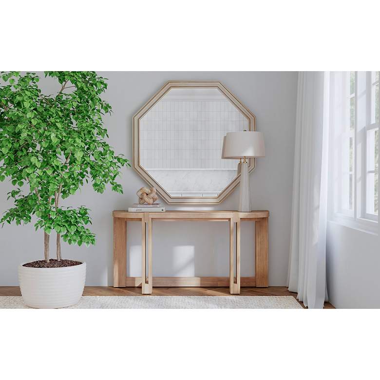 Image 4 Wythe 30" High Beige Cement Table Lamp more views