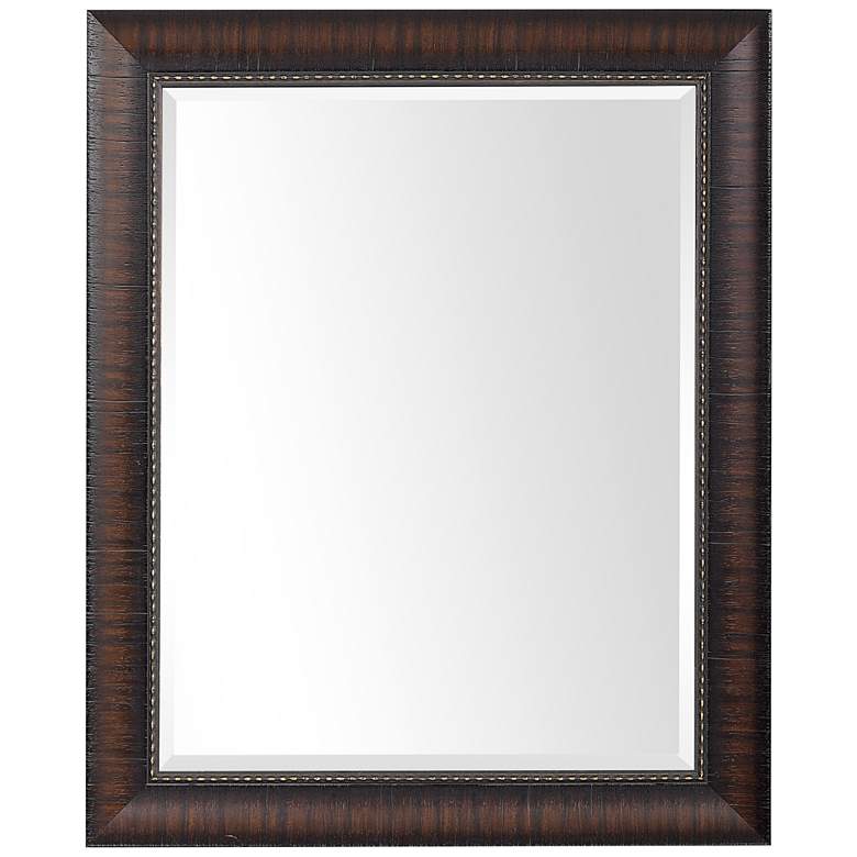Image 2 Wythe Woodtones 27 1/2 inch x 33 1/2 inch Rectangular Wall Mirror