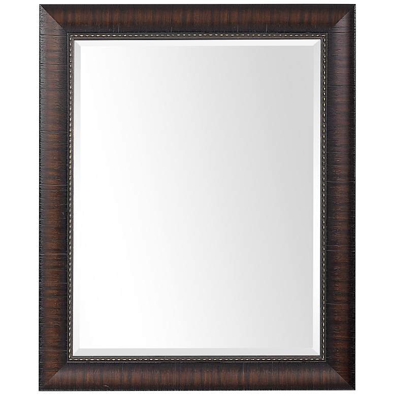 Image 2 Wythe Woodtones 27 1/2 inch x 33 1/2 inch Rectangular Wall Mirror