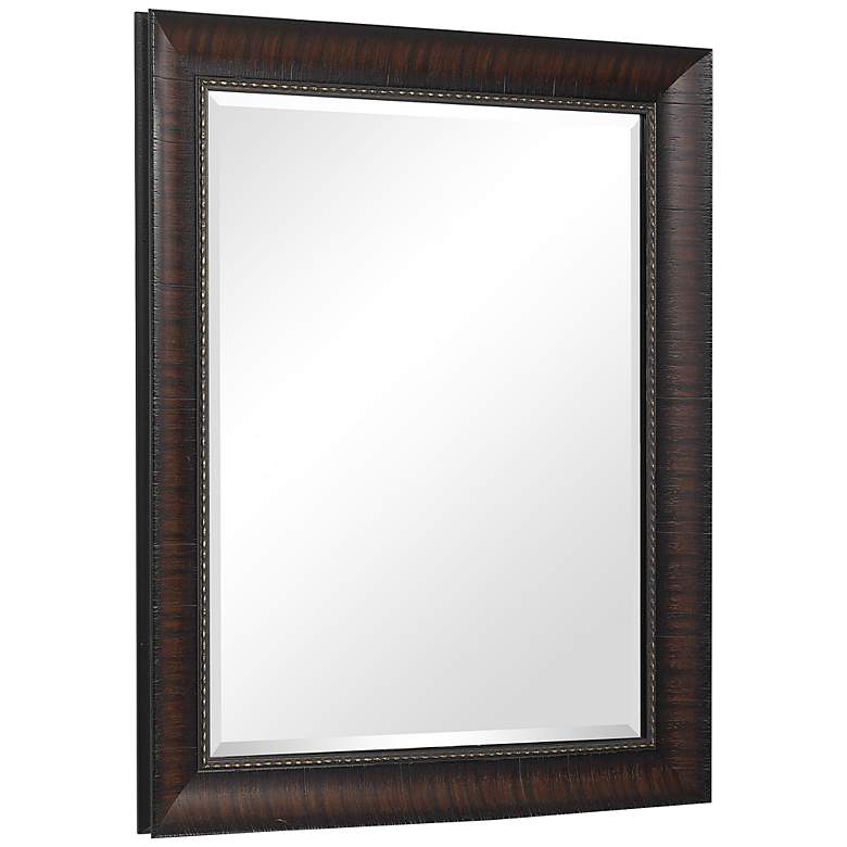 Image 4 Wythe Woodtones 27 1/2" x 33 1/2" Rectangular Wall Mirror more views