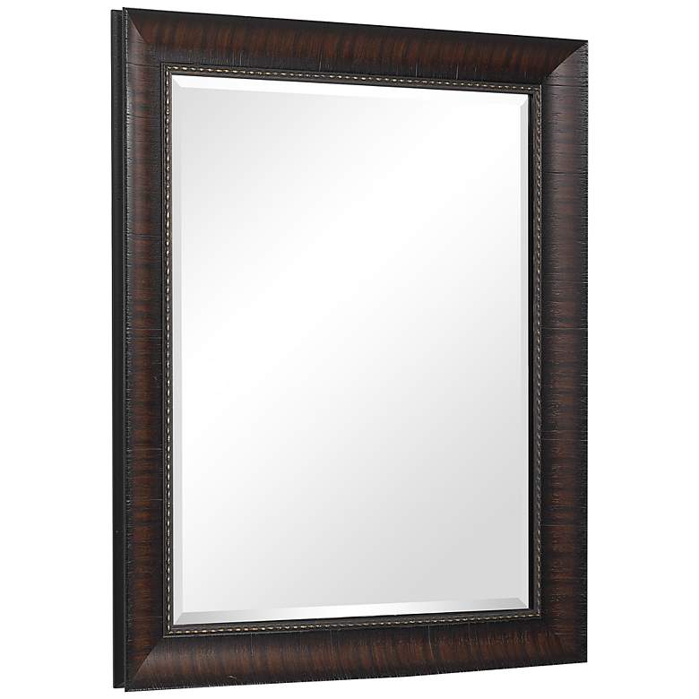 Image 4 Wythe Woodtones 27 1/2 inch x 33 1/2 inch Rectangular Wall Mirror more views