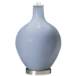 Color Plus Ovo 28 1/2&quot; Bold Stripe Shade Blue Sky Table Lamp