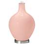 Color Plus Ovo 28 1/2&quot; Bold Stripe Shade Rose Pink Table Lamp