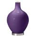 Color Plus Ovo 28 1/2&quot; Bold Stripe Shade Acai Purple Table Lamp