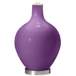 Color Plus Ovo 28 1/2&quot; Bold Stripe Shade Passionate Purple Table Lamp