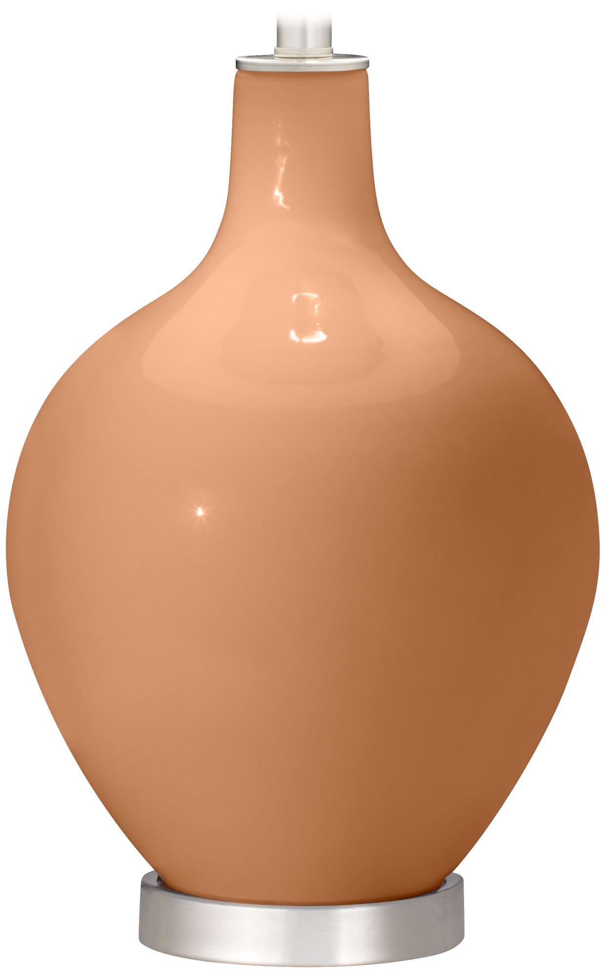 Color Plus Ovo 28 1/2" High Rose Bouquet Shade Burnt Almond Table Lamp