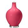 Color Plus Ovo 28 1/2&quot; Bold Stripe Shade Eros Pink Table Lamp