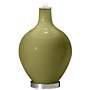 Color Plus Ovo 28 1/2&quot; Bold Stripe Shade Rural Green Table Lamp