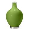 Color Plus Ovo 28 1/2&quot; Bold Stripe Shade Gecko Green Table Lamp
