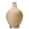 Color Plus Ovo 28 1/2&quot; Bold Stripe Shade Colonial Tan Table Lamp