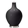 Tricorn Black Bold Stripe Ovo Table Lamp