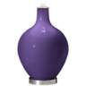 Izmir Purple Bold Stripe Ovo Table Lamp