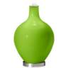 Color Plus Ovo 28 1/2&quot; Bold Stripe Shade Neon Green Table Lamp