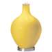 Color Plus Ovo 28 1/2&quot; Bold Stripe Shade Lemon Zest Yellow Table Lamp