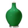 Color Plus Ovo 28 1/2&quot; Bold Stripe Shade Envy Green Table Lamp