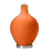 Color Plus Ovo 28 1/2&quot; Gardenia Shade Invigorate Orange Table Lamp