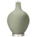 Color Plus Ovo 28 1/2&quot; High Evergreen Fog Green Glass Table Lamp