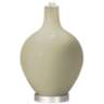 Color Plus Ovo 30 1/2&quot; Modern Glass Sage Fog Green Table Lamp
