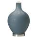 Color Plus Ovo 28 1/2&quot; High Smoky Blue Glass Table Lamp