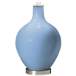 Color Plus Ovo 28 1/2&quot; High Placid Blue Glass Table Lamp