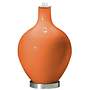 Color Plus Ovo 28 1/2&quot; High Celosia Orange Glass Table Lamp