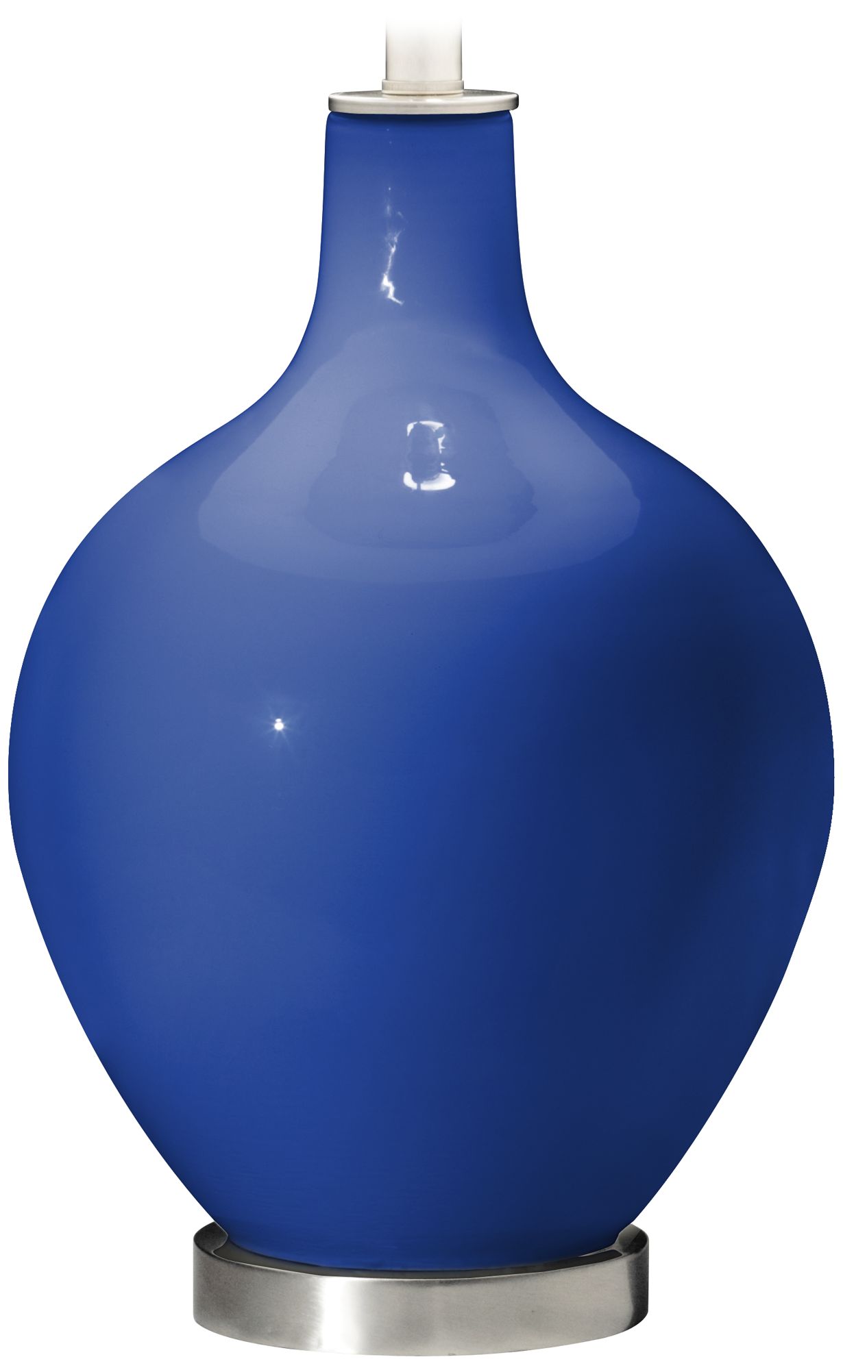 Color Plus Ovo 28 1/2" High Modern Coastal Dazzling Blue Table Lamp