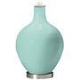 Color Plus Ovo 28 1/2&quot; High Cay Blue Glass Table Lamp