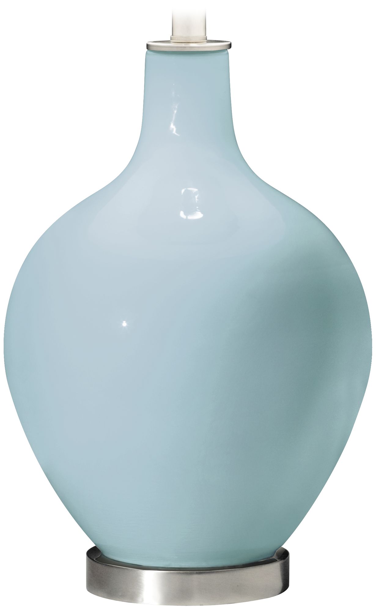 Color Plus Ovo 28 1/2" High Vast Sky Blue Table Lamp