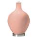 Color Plus Ovo 28 1/2&quot; Mellow Coral Pink Table Lamp