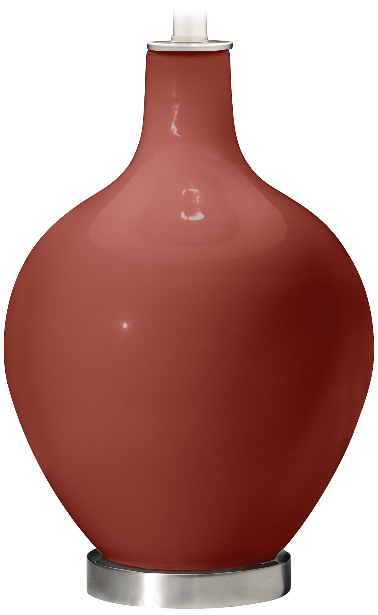 Color Plus Ovo 28 1/2" High Madeira Red Table Lamp