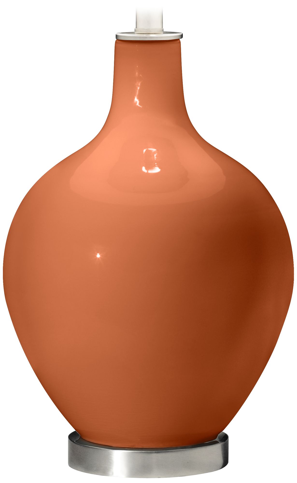 Color Plus Ovo 28 1/2" Robust Orange Table Lamp