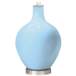 Wild Blue Yonder Ovo Table Lamp with Organza Black Shade