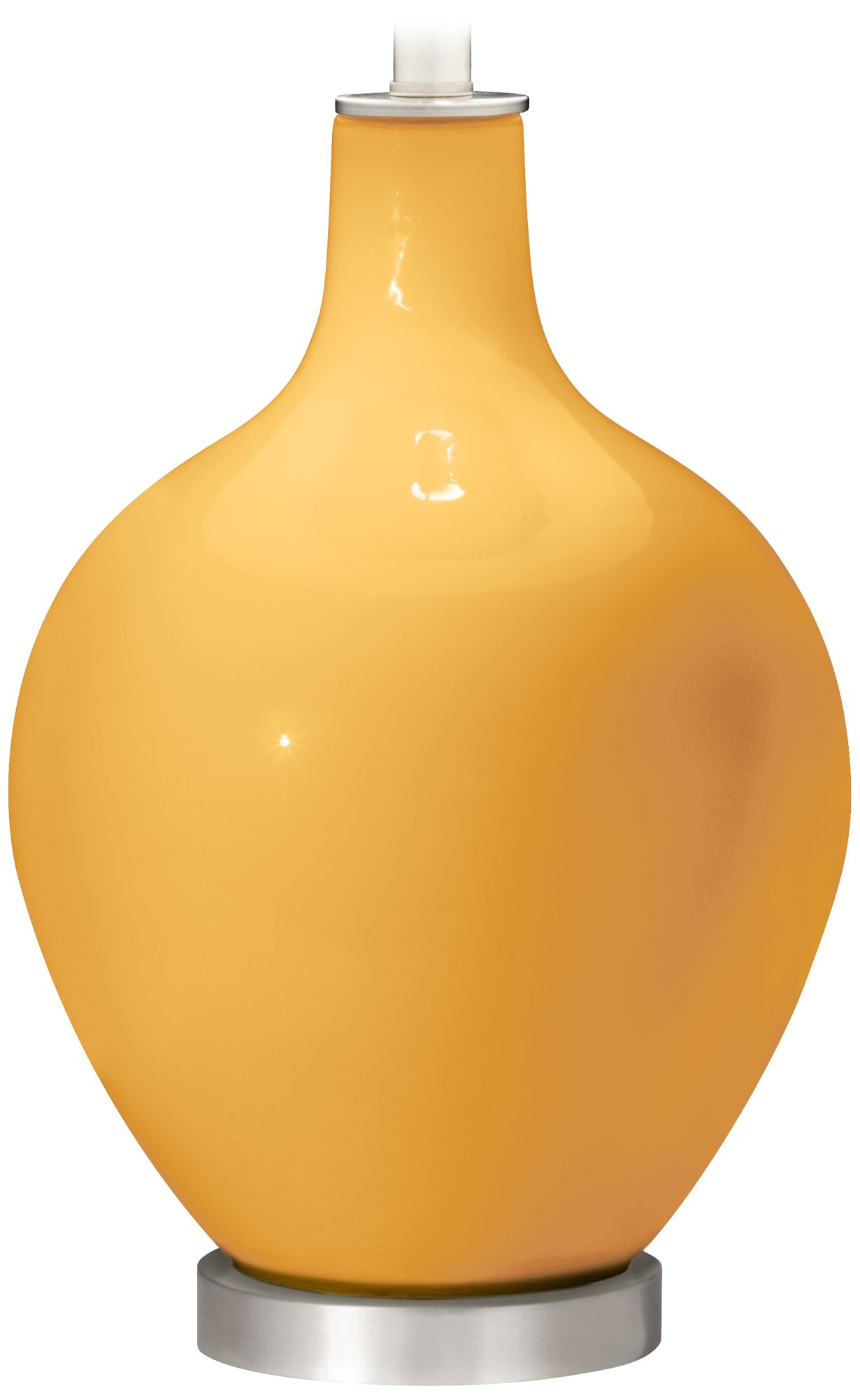 Color Plus Ovo 28 1/2" High Modern Marigold Yellow Table Lamp