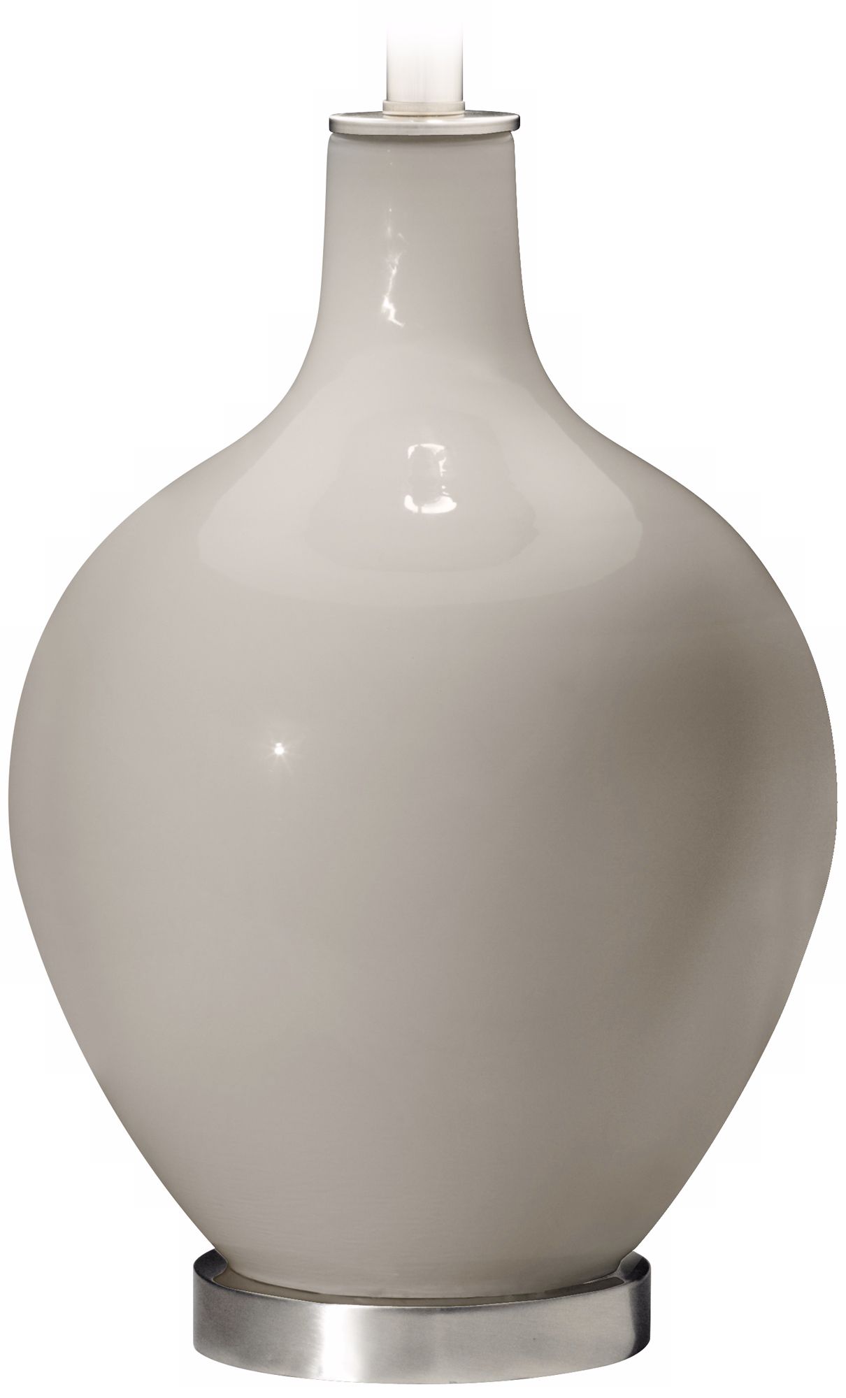 Color Plus Ovo 28 1/2" High Requisite Gray Table Lamp