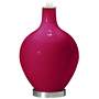 Color Plus Ovo 28 1/2" High French Burgundy Red Table Lamp